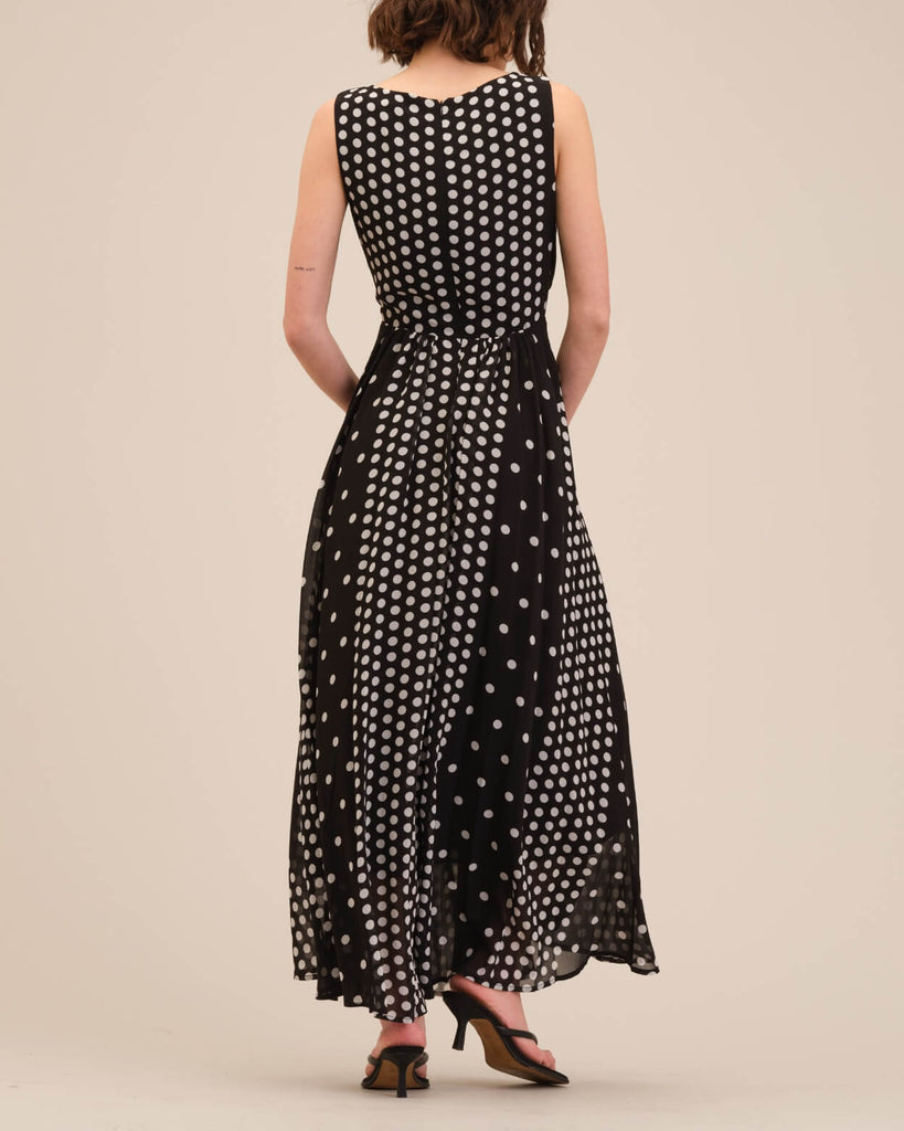 Polka Dot Maxi Dress | T Tahari