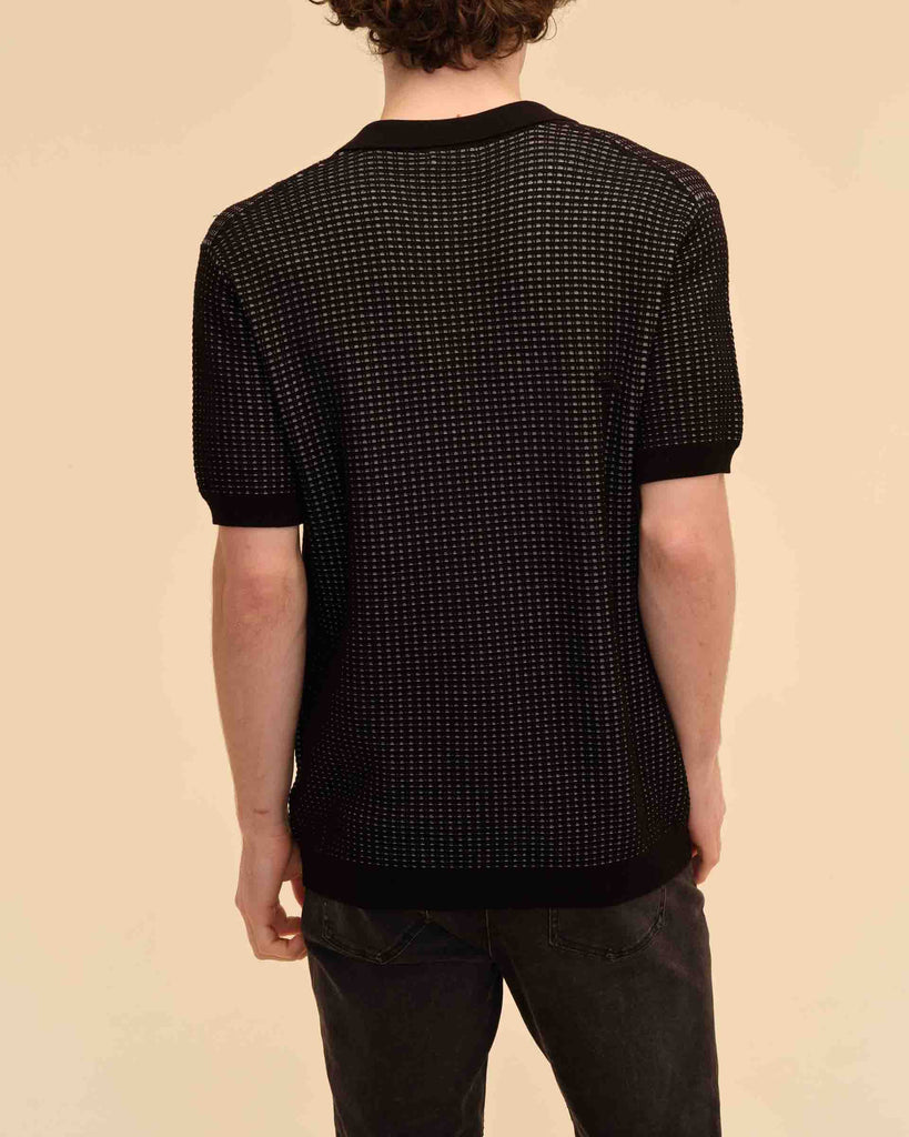 Men's Contrast Collar Sweater Polo | Truth