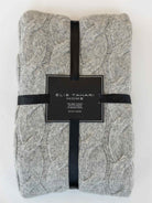 50x70 Alpaca and Wool Throw Blanket, Flannel Grey | Elie Tahari | JANE + MERCER