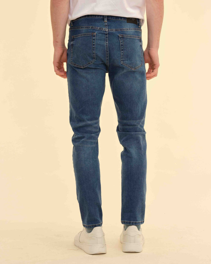 Men's Skinny Fit Medium Wash Stretch Jeans | Truth