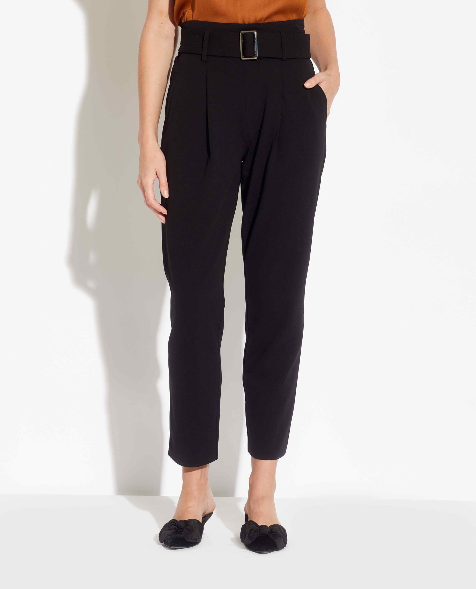 Womens 2024 pleated trousers